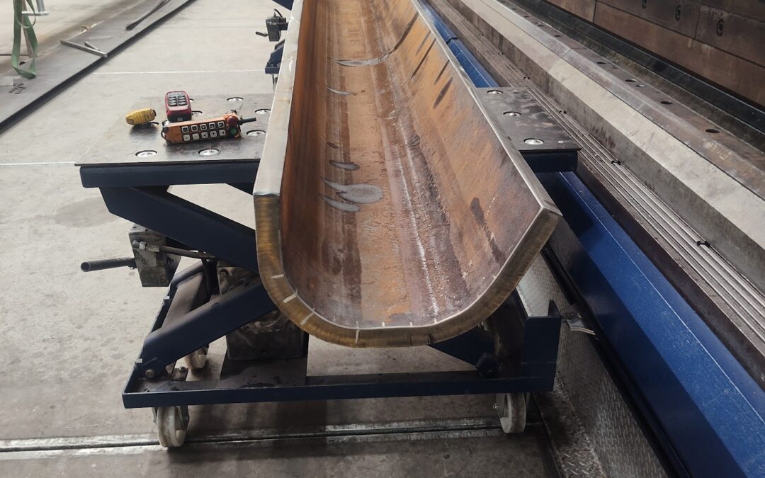 Biegen von dicken Blechen