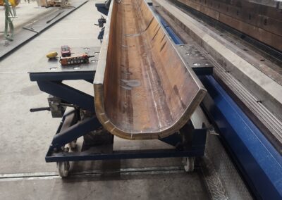 Biegen von dicken Blechen