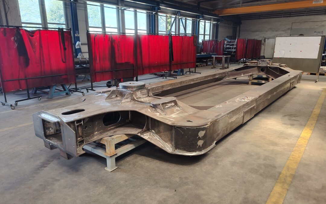 Schweißen von Waggonkonstruktionen